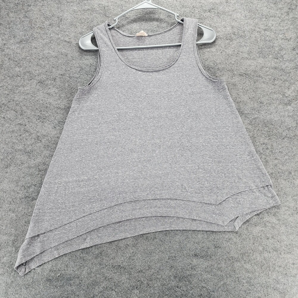 Anthropologie Hem & Thread Shirt Womens Medium Sleeveless Gray